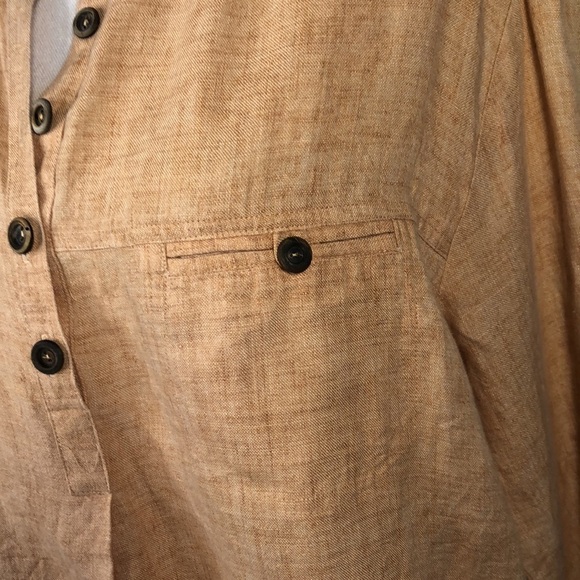 David Dart Collection 100% Pumpkin Latte Color Two Piece Top and Maxi Skirt Set - Picture 11 of 17